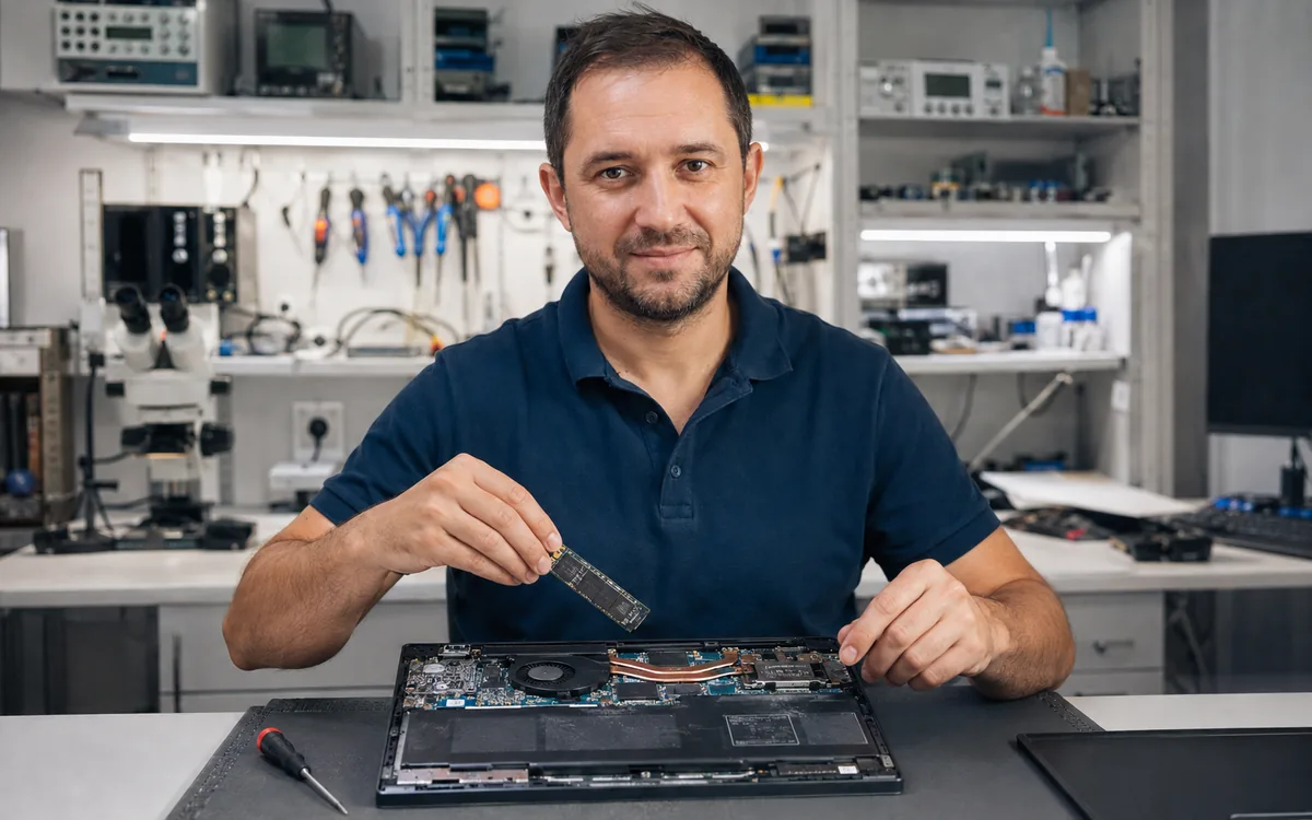 Замена SSD и апгрейд ноутбука